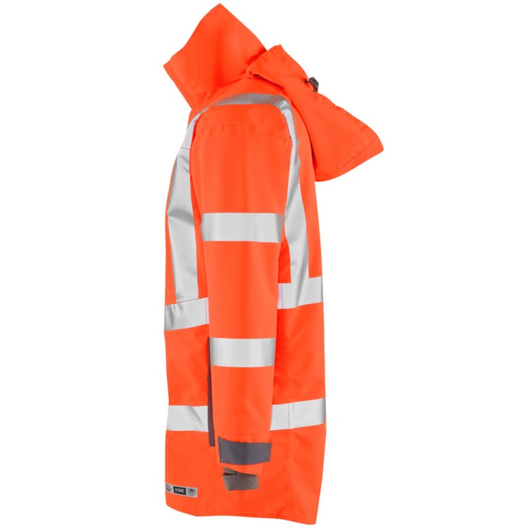 Leo Workwear A07-O-LEO EASTLEIGH Leo EcoViz 10K Performance Breathable Anorak Orange